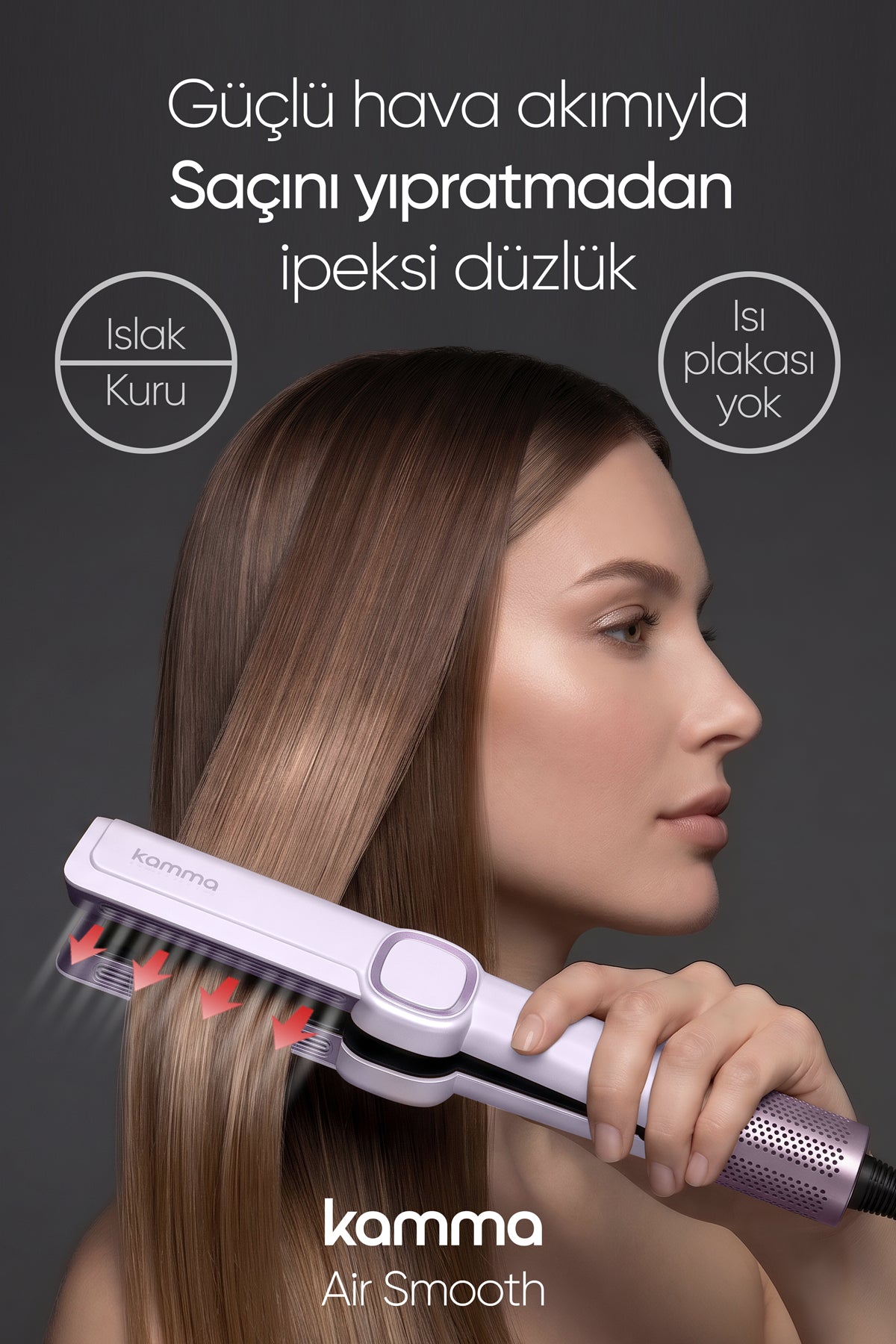 Air Smooth Saç Düzleştirici - Mor