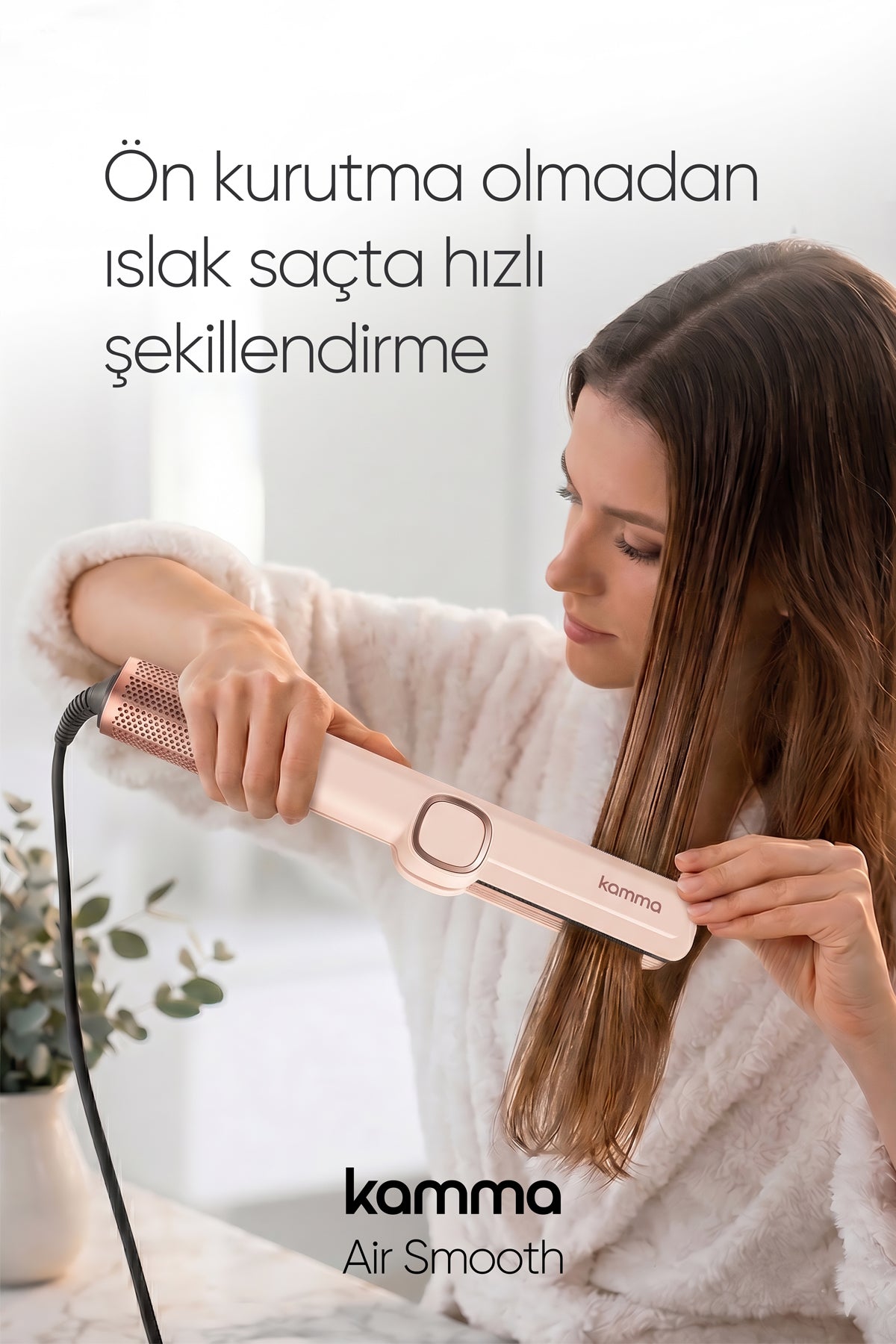 Air Smooth Saç Düzleştirici - Pembe